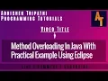 Method Overloading In Java Part-28 Method Overloading In Java With Example