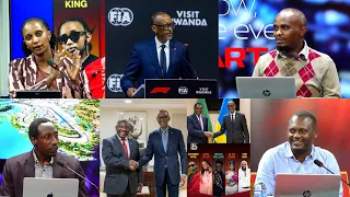 H.E KAGAME AKOMEJE GUHABWA UBUTUMWA BW'ISHIMWE KUBERA U RWANDA RUGIYE KWAKIRA FORMULA ONE