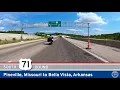 U S Highway 71 Pineville Missouri to Bella Vista Arkansas Drive America s Highways