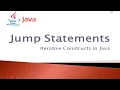 Break Continue Statements in Java Jump Statements ICSE Syllabus