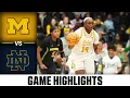 Notre Dame vs. Michigan Game Highlights | 2025-26 ACC Women's Basketball