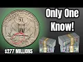 Super Rare 1988-P Quarter Worth 277 Million and 1989-P Worth 150 Million Check Your Change NOW