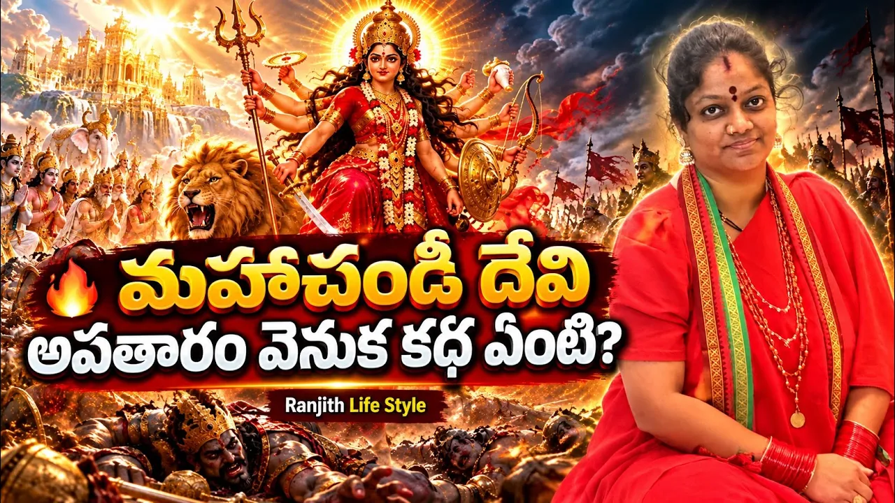 🔥 మహాచండీ దేవి అవతారం వెనుక కథ ఏంటి? | మా భవాని మాల Day 4