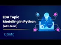 Topic Modelling in Python using LDA Latent Dirichlet Allocation explained Naukri Learning