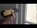 Builders DIY How to install clear burglar bars