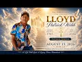 Funeral Service for Lloyd Patrick Webb Saturday 15 2026