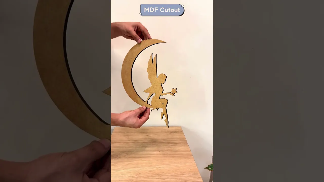 Fairy on the Moon Wall Art