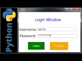 Python Project Tutorial - How To Create Login Form Using Python And MySQL Database
