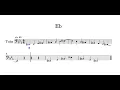 Download Lagu Concert Eb Chromatic Scale and Arpeggio (Tuba)