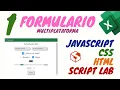 1 - Formulario Multiplataforma en Excel con Script Lab Utilizando Excel JavaScript API HTML y CSS