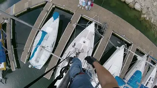 Solo Mast Climb of my Catalina 25