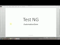 Installing TestNG First Test Case Execution Reports - TestNG Tutorial 1