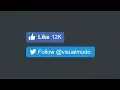 How To Add Facebook Like and Twitter Follow Buttons In WordPress