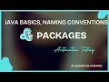 Java Basics naming convention packages Java Selenium