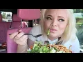 stan twitter trisha paytas crying while eating a salad