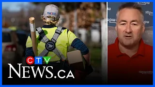 This is not us backing down Postal workers union says rotating strike at Canada Post still works
