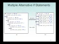 Java Selection Statements Decision Control Structure if and multiple statements