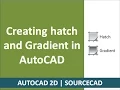Hatch and Gradient commands of AutoCAD