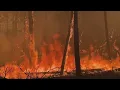Bench Fire threatening homes in Warm Springs
