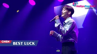 hallyupopfest london 2022 chen best luck day 1