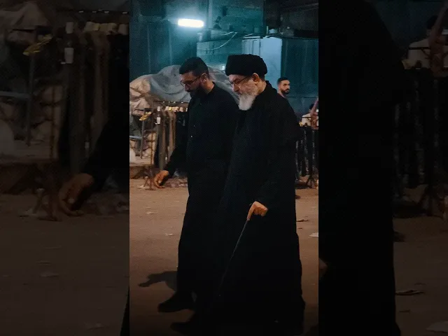 ⁣تغطية مسير الأربعين I السيد هاشم الحيدري