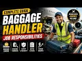 How To Work Baggage Handler In Airport baggage handler Job Reality Salary Career Job Interview