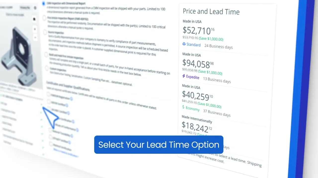 Getting An Instant Quote With Xometry