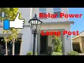 LUTEC LED Solar Post Lantern Install Review From Costco