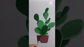 Modern art Prints Boho style Cactus Print Poster colour