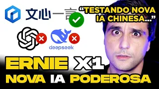 Nova IA chinesa ERNIE X1 e o FIM do HOME OFFICE