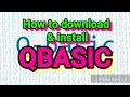 How to download and install QBASIC in windows 7 8 10 by V Tech Tutorials
