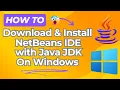 How to Download Install NetBeans IDE with JDK on Windows 10 Java Tutorial for Beginners