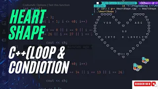 C Heart Shape Code Your Love in Loops