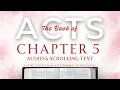 The Book of Acts Chapter 5 NIV