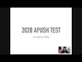 2020 APUSH DBQ Rubric Breakdown