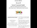 Grade 6 Module 5 Review and Assessment Bundle