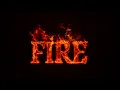 Fire Text Effect Photoshop Tutorial