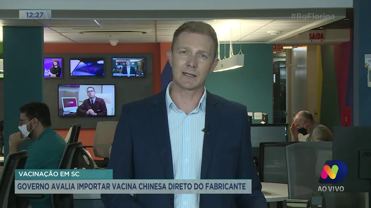 Vacinação em SC: governo avalia importar vacina chinesa direto do fabricante