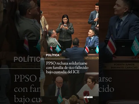 PPSO rechaza homenaje a tico fallecido en EE. UU. y deja el plenario durante receso opositor
