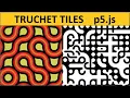 Making Truchet Tiles in p5 js