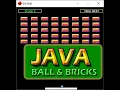 java ball and bricks game