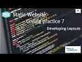 Coding Practice 7 Developing Layouts Static Website NXTWAVE CCBP 4 0