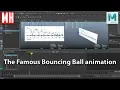 The famous Bouncing Ball Animation in Maya explained beginners