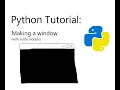 How to make a window in python with turtle