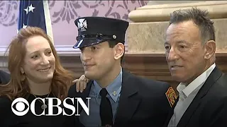 Bruce Springsteen s son sworn in as a firefighter in Jersey City
