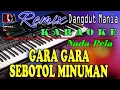 Download Lagu Gara Gara Sebotol Minuman -  Karaoke (Nada Pria) Revina Alvira || Dj Mix Dut Orgen Tunggal