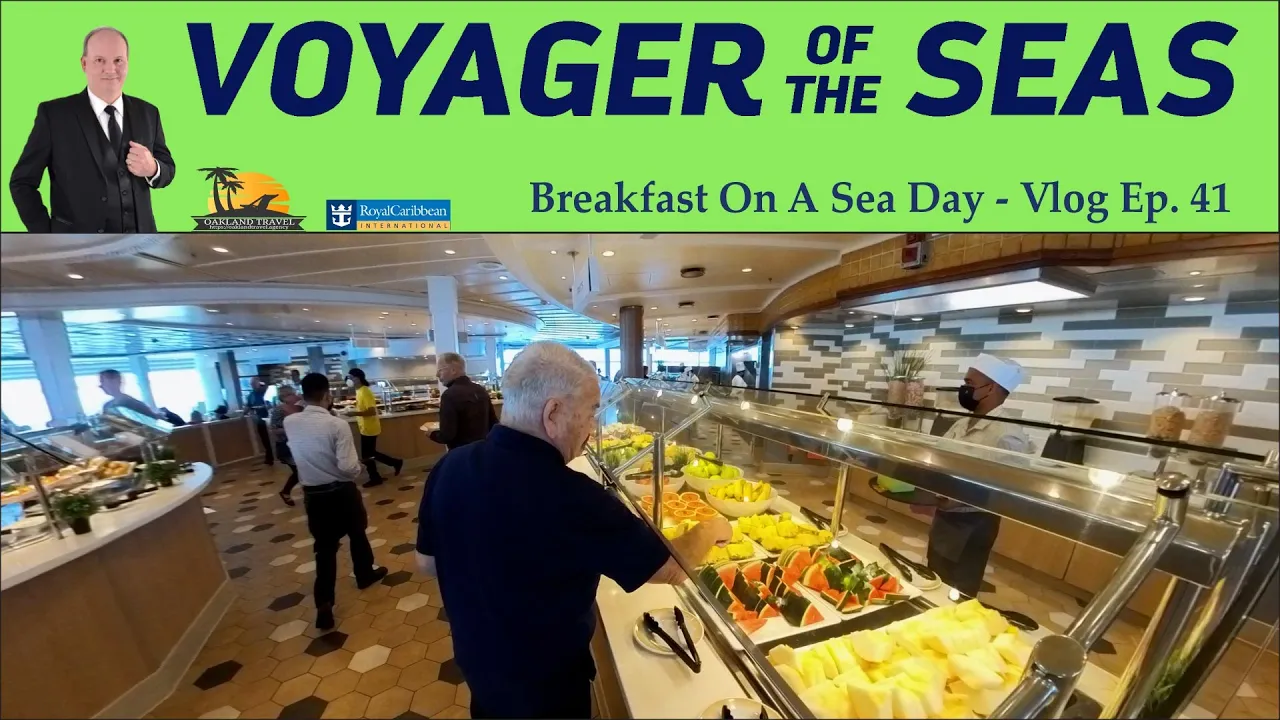 Voyager Of The Seas - Breakfast On A Sea Day | Oakland Travel