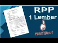 Download Lagu RPP 1 LEMBAR - KURIKULUM MERDEKA