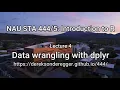 NAU STA - Introduction to R