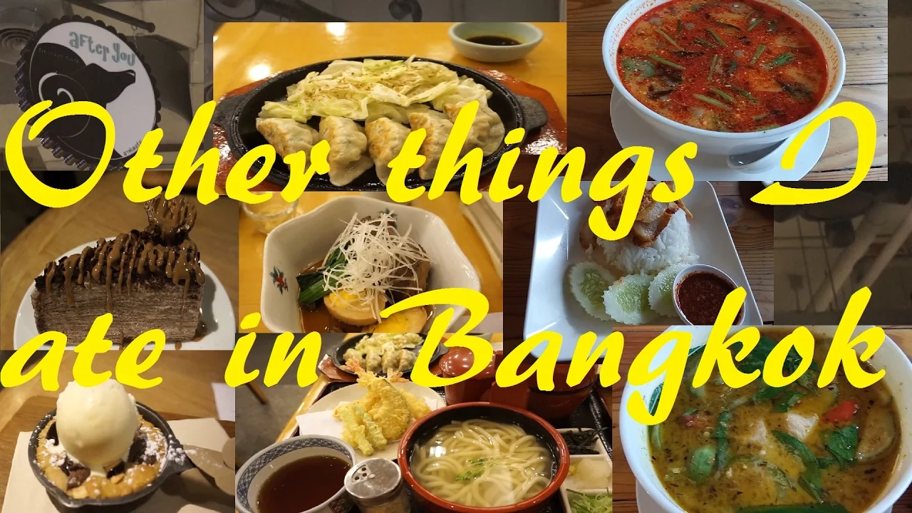 Bangkok Adventures : Other foods I ate in Bangkok. After You Desert, Utaadon & Martin